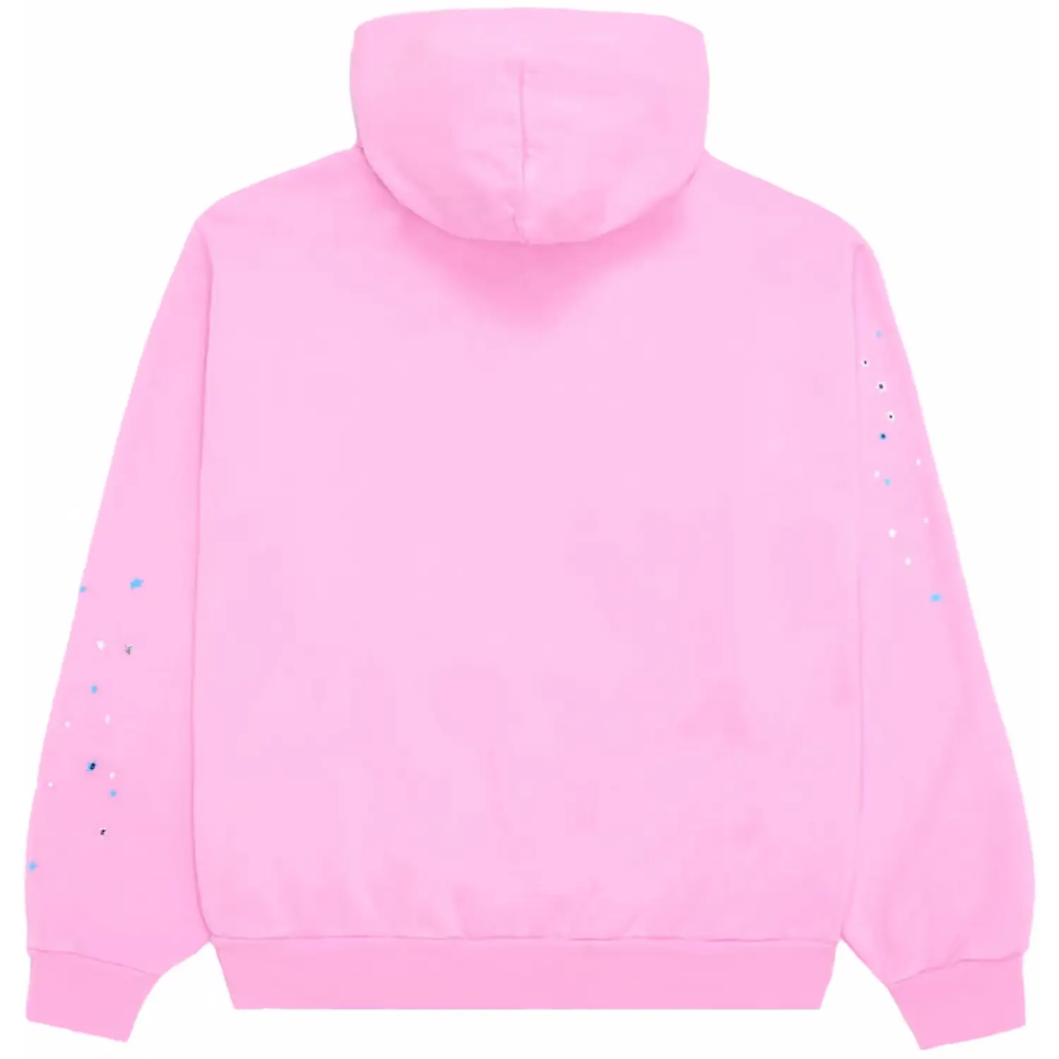 light pink sp5der hoodie